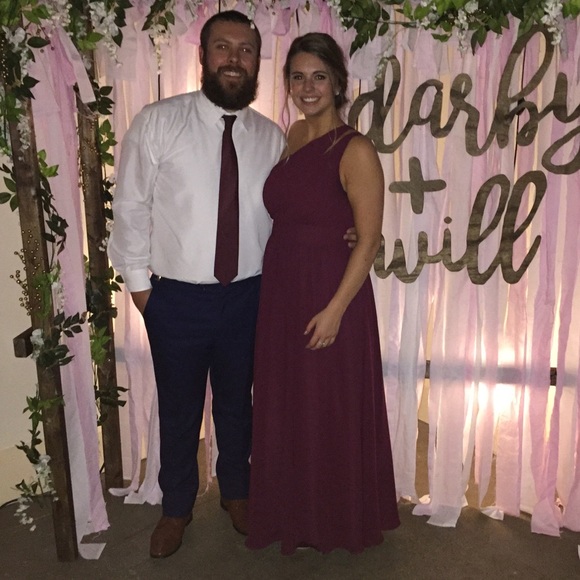 azazie cabernet bridesmaid dress